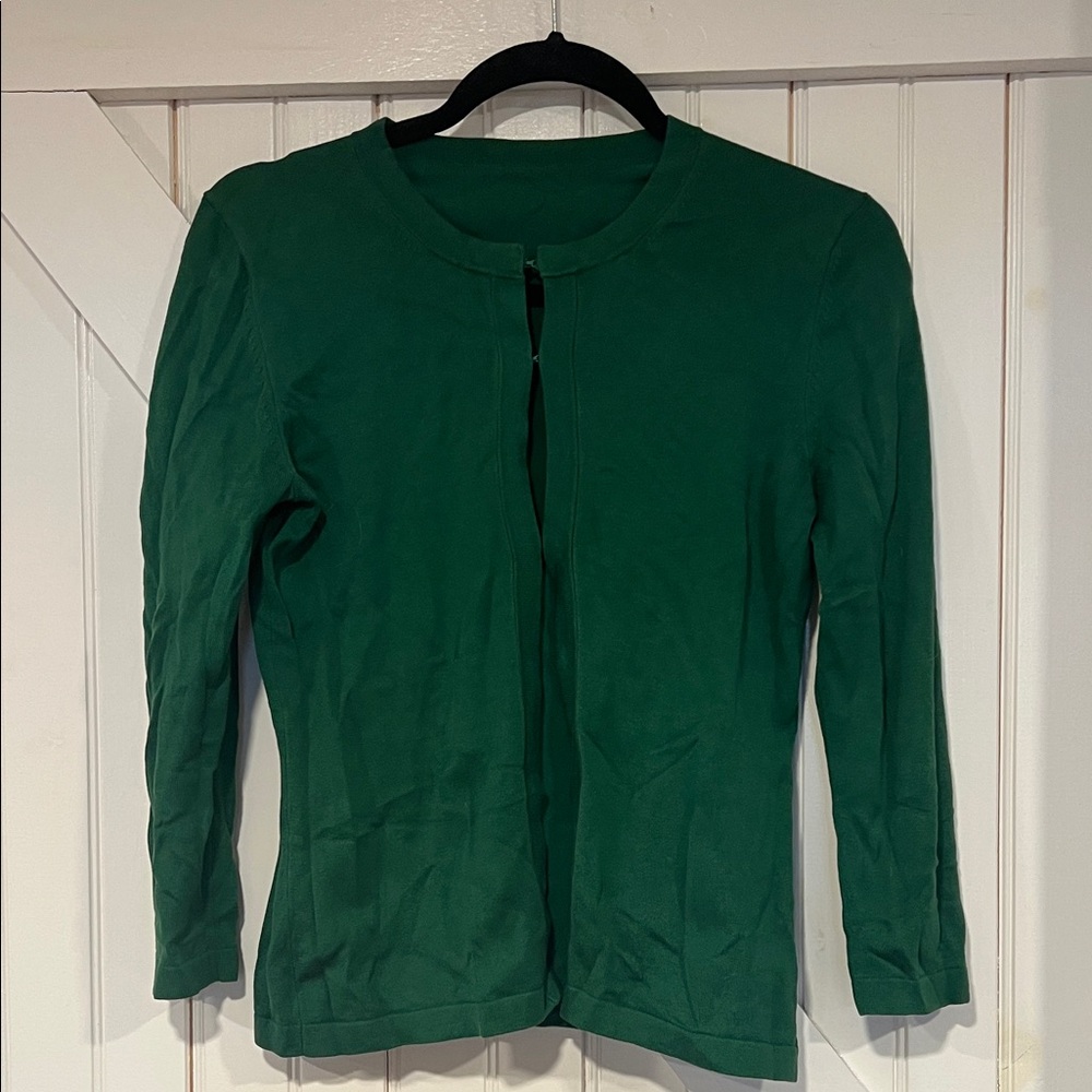 Banana Republic Green Cardigan Sweater